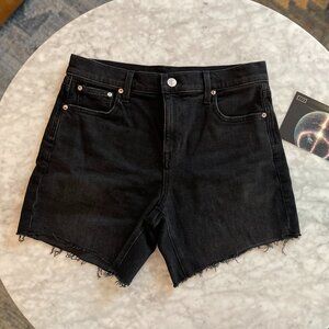AYR Black Denim Shorts - 27